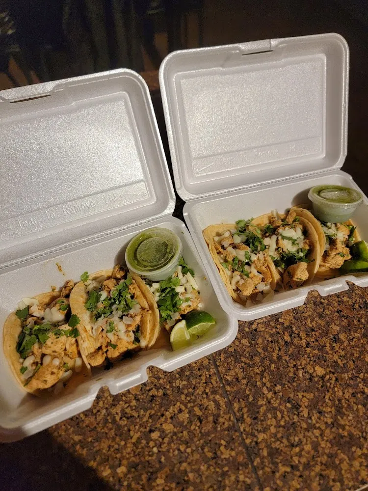 Chicken Tinga Street Tacos